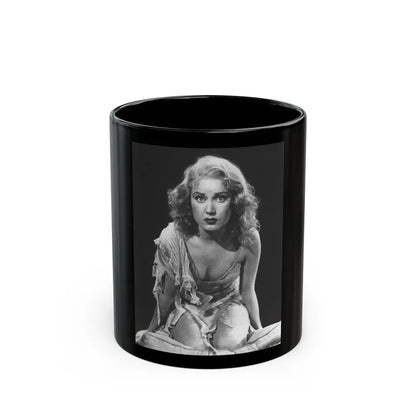 Fay Wray #34 (Vintage Female Icon) Black Coffee Mug-11oz-Go Mug Yourself