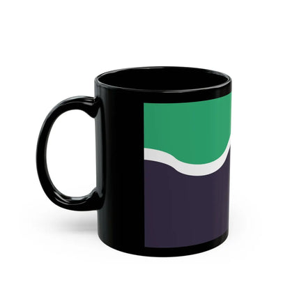 Flag of South Yorkshire UK - Black Coffee Mug-Go Mug Yourself