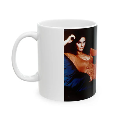 Lynda Carter #250 (Vintage Female Icon) White Coffee Mug-Go Mug Yourself