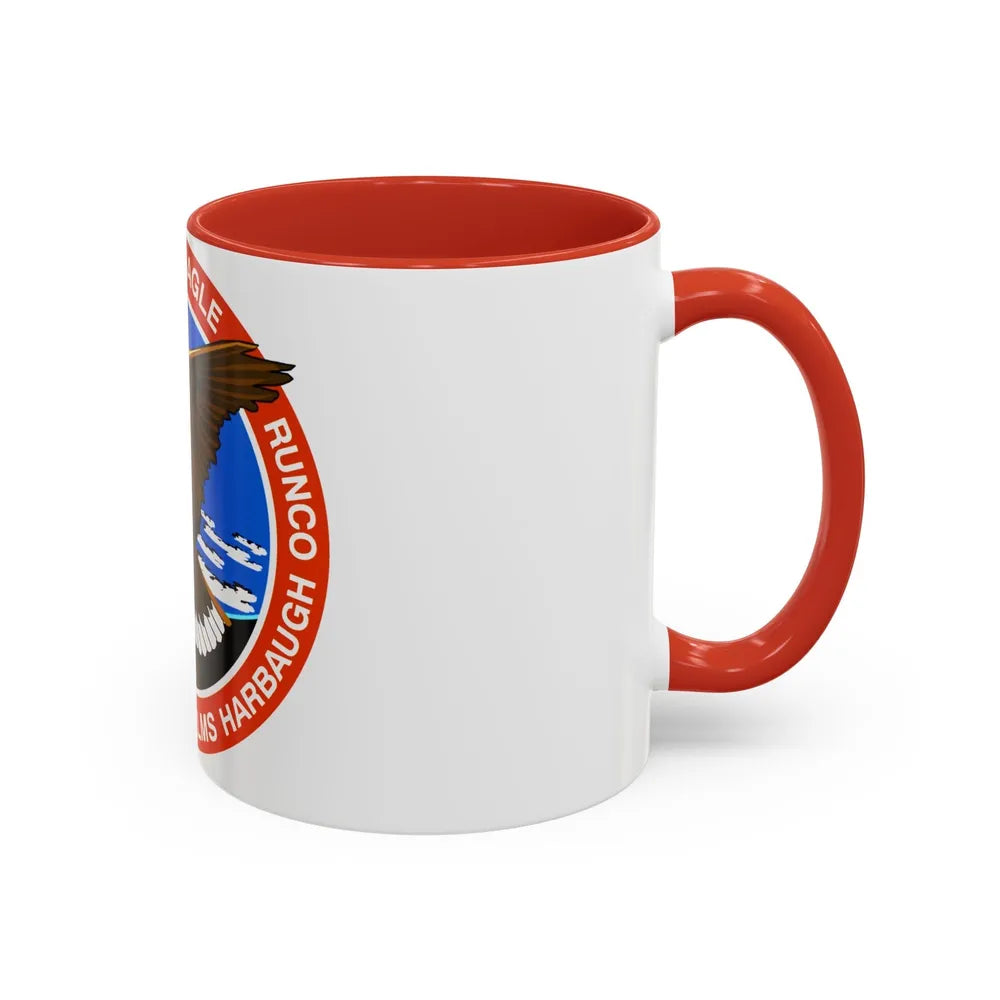 STS 54 (NASA) Accent Coffee Mug-Go Mug Yourself