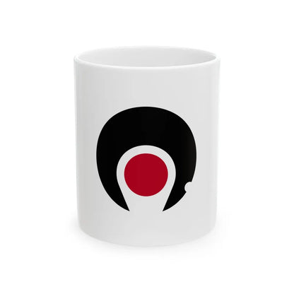 Flag of Kagoshima Prefecture Japan - White Coffee Mug-11oz-Go Mug Yourself