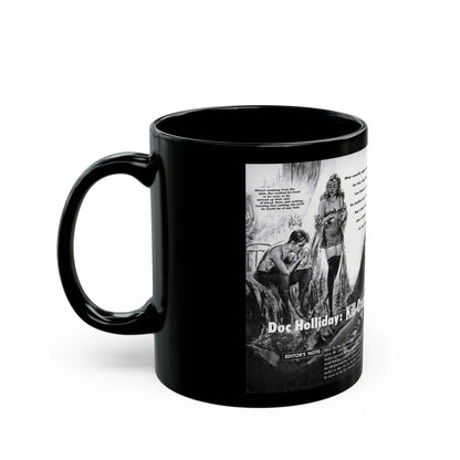 Doc Holliday - Kill-Crazy dead man of Tombstone, Man's Adventure, December 1958 - Black Coffee Mug-Go Mug Yourself