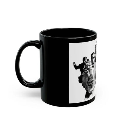 Ghost In The Wind, Liberty magazine, October 31, 1936 - Black Coffee Mug-Go Mug Yourself