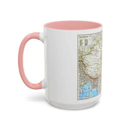 China 1 (1991) (Map) Accent Coffee Mug-Go Mug Yourself