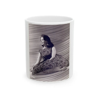 Janette Scott #30 (Vintage Female Icon) White Coffee Mug-11oz-Go Mug Yourself