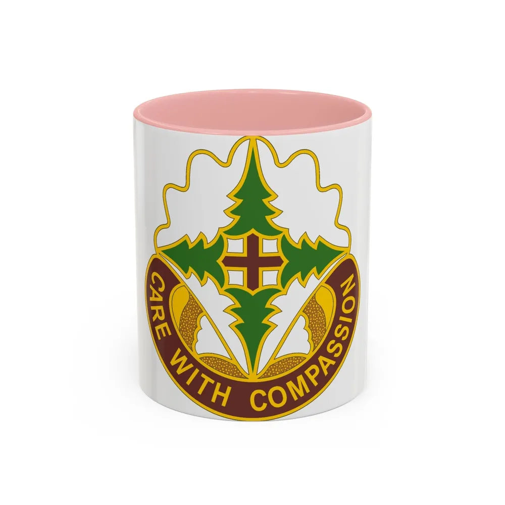 Madigan Medical Center (U.S. Army) Accent Coffee Mug-11oz-Pink-Go Mug Yourself