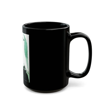 Hamilton's Battery, Blue Book Magazine, August 1950 - Black Coffee Mug-Go Mug Yourself