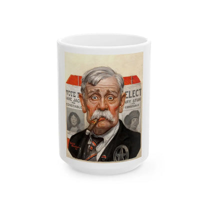 Collier's cover, November 8, 1924 - White Coffee Mug-15oz-Go Mug Yourself