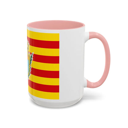 Flag of Alghero Italy - Accent Coffee Mug-Go Mug Yourself