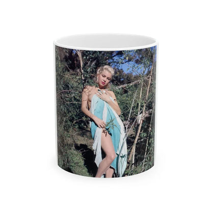 Jeanne Carmen #156 (Vintage Female Icon) White Coffee Mug-11oz-Go Mug Yourself