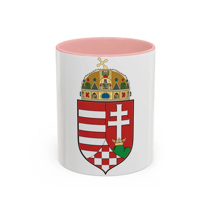 Hungary Country History (1916) - Accent Coffee Mug-11oz-Pink-Go Mug Yourself