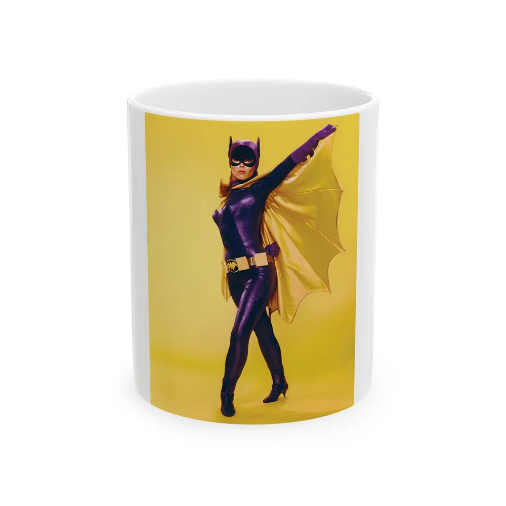 Yvonne Craig #156 - Batgirl Photo (Vintage Female Icon) White Coffee Mug-11oz-Go Mug Yourself