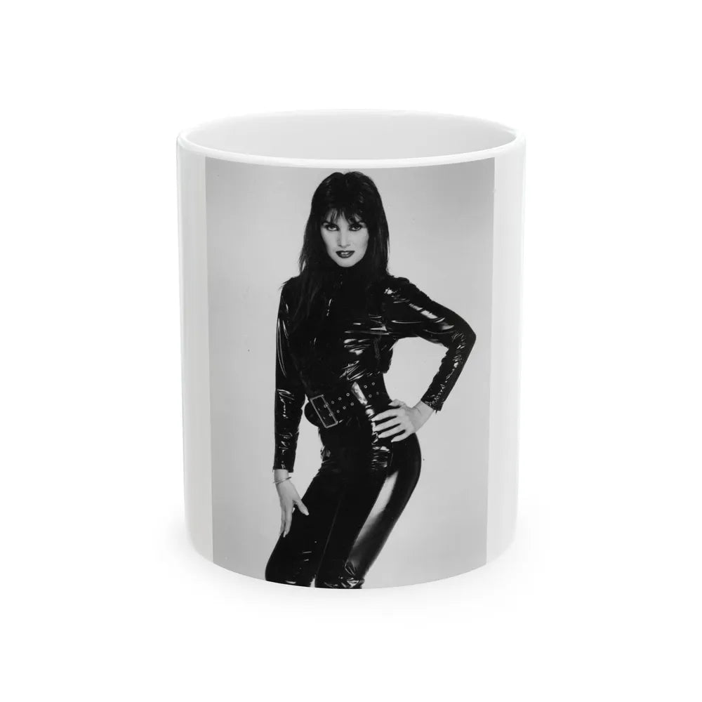 Caroline Munro #289 (Vintage Female Icon) White Coffee Mug-11oz-Go Mug Yourself