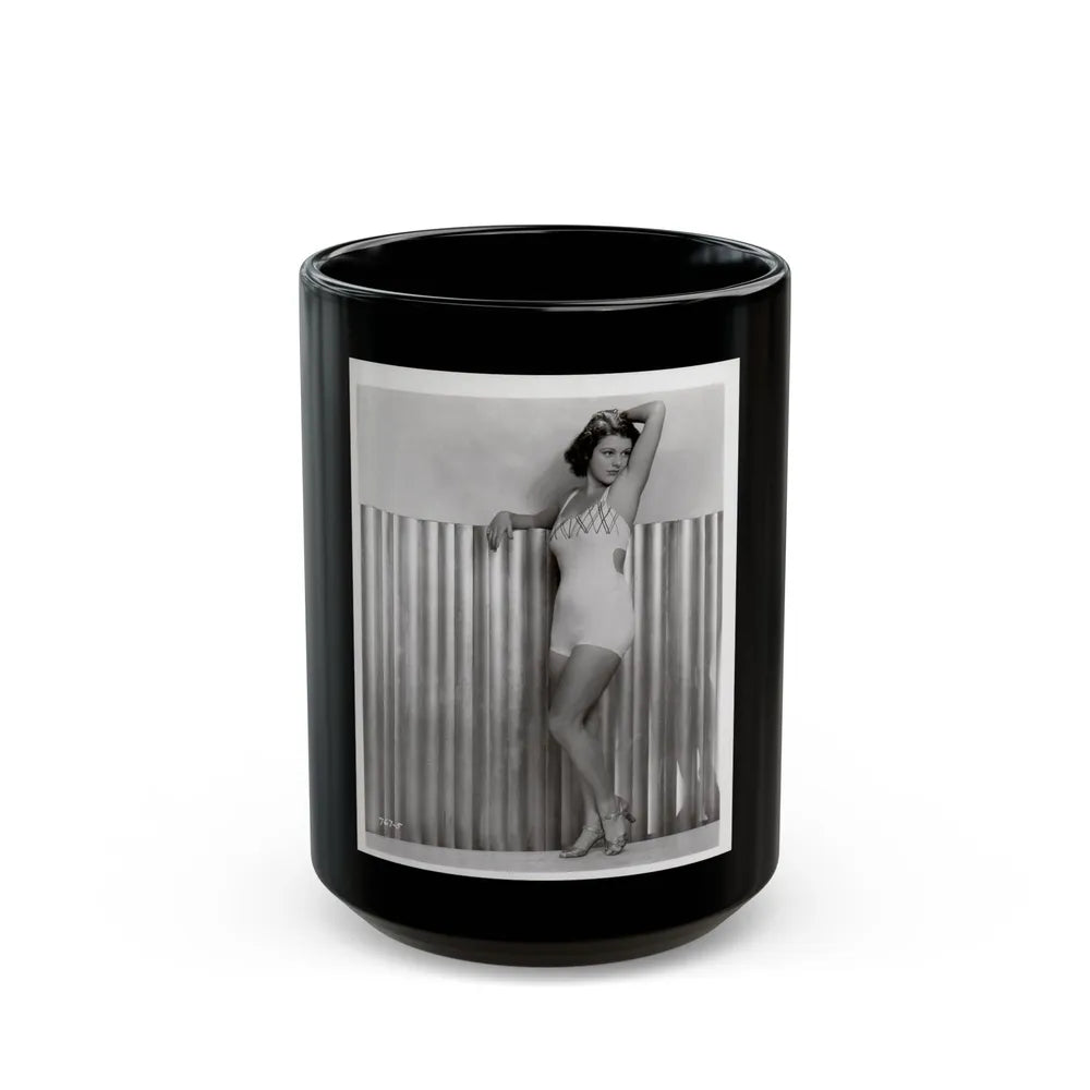 Lillian Roth #47 (Vintage Female Icon) Black Coffee Mug-15oz-Go Mug Yourself