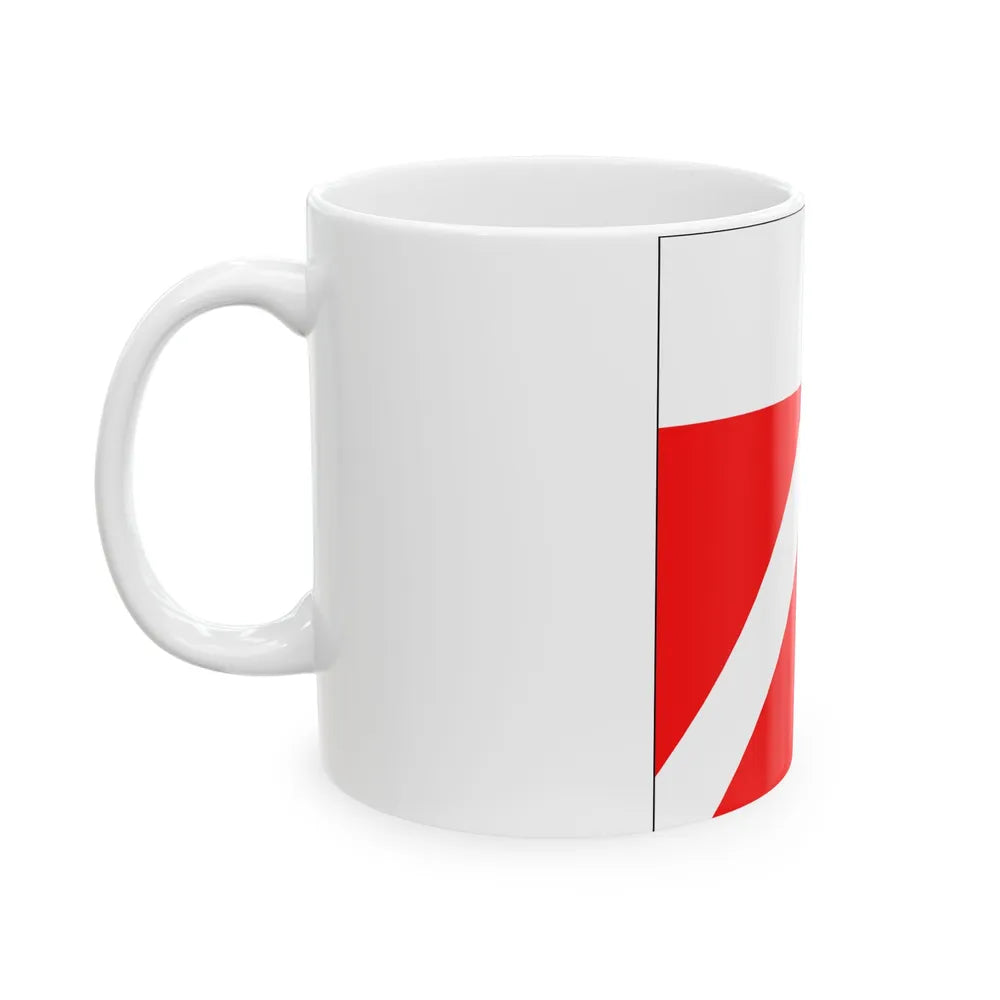 Flag of Yens Switzerland - White Coffee Mug-Go Mug Yourself