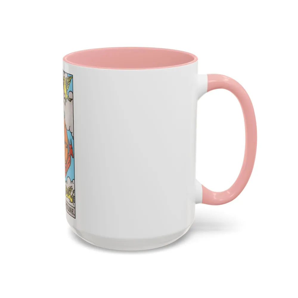 Wheel of Fortune (Tarot Card) Accent Coffee Mug-Go Mug Yourself