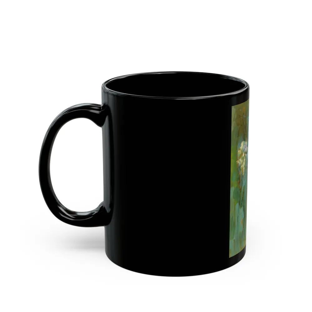 Blonde in the Reeds - Black Coffee Mug-Go Mug Yourself