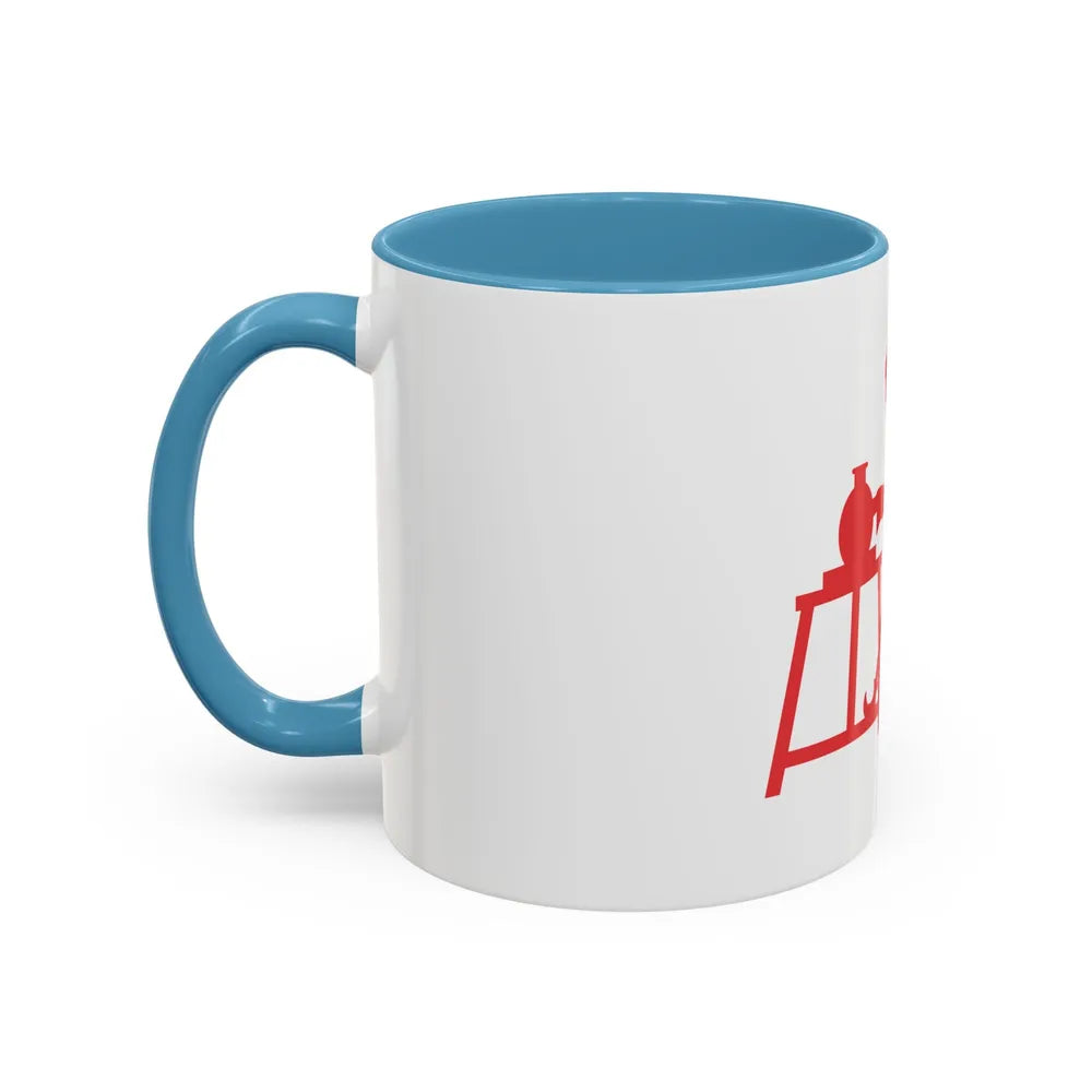 Flag of Horningsea UK - Accent Coffee Mug-Go Mug Yourself