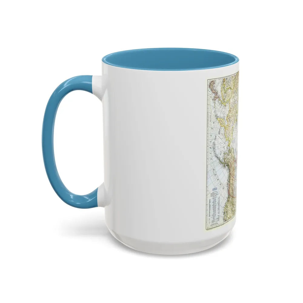 Top Of The World (1949) (Map) Accent Coffee Mug-Go Mug Yourself