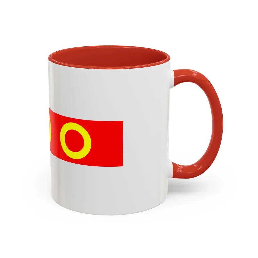 Flag of Kercem Malta - Accent Coffee Mug-Go Mug Yourself