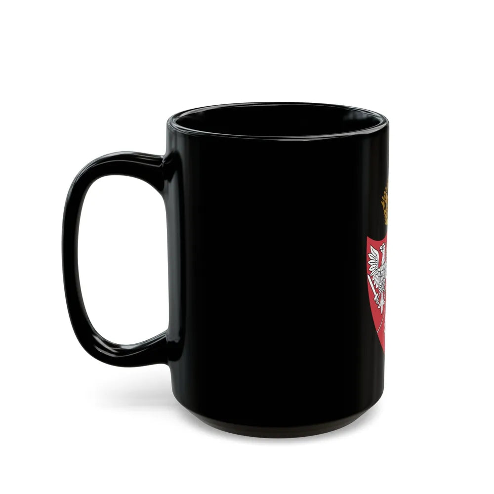 Coat of arms of the January Uprising - Black Coffee Mug-Go Mug Yourself