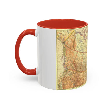 Canada (1936) (Map) Accent Coffee Mug-Go Mug Yourself