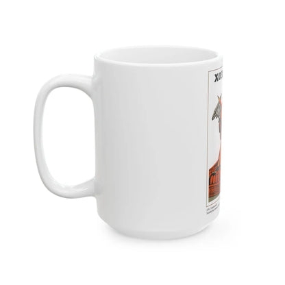 Soviet Era Poster 596 - White Coffee Mug-Go Mug Yourself