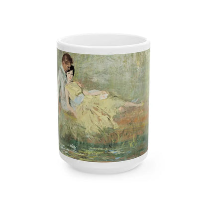 Cosmopolitan magazine illustration - White Coffee Mug-15oz-Go Mug Yourself