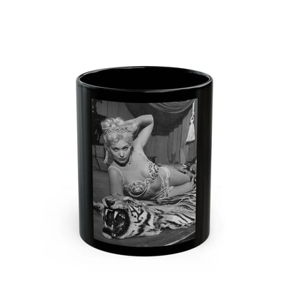 Kim Novak #299 (Vintage Female Icon) Black Coffee Mug-11oz-Go Mug Yourself