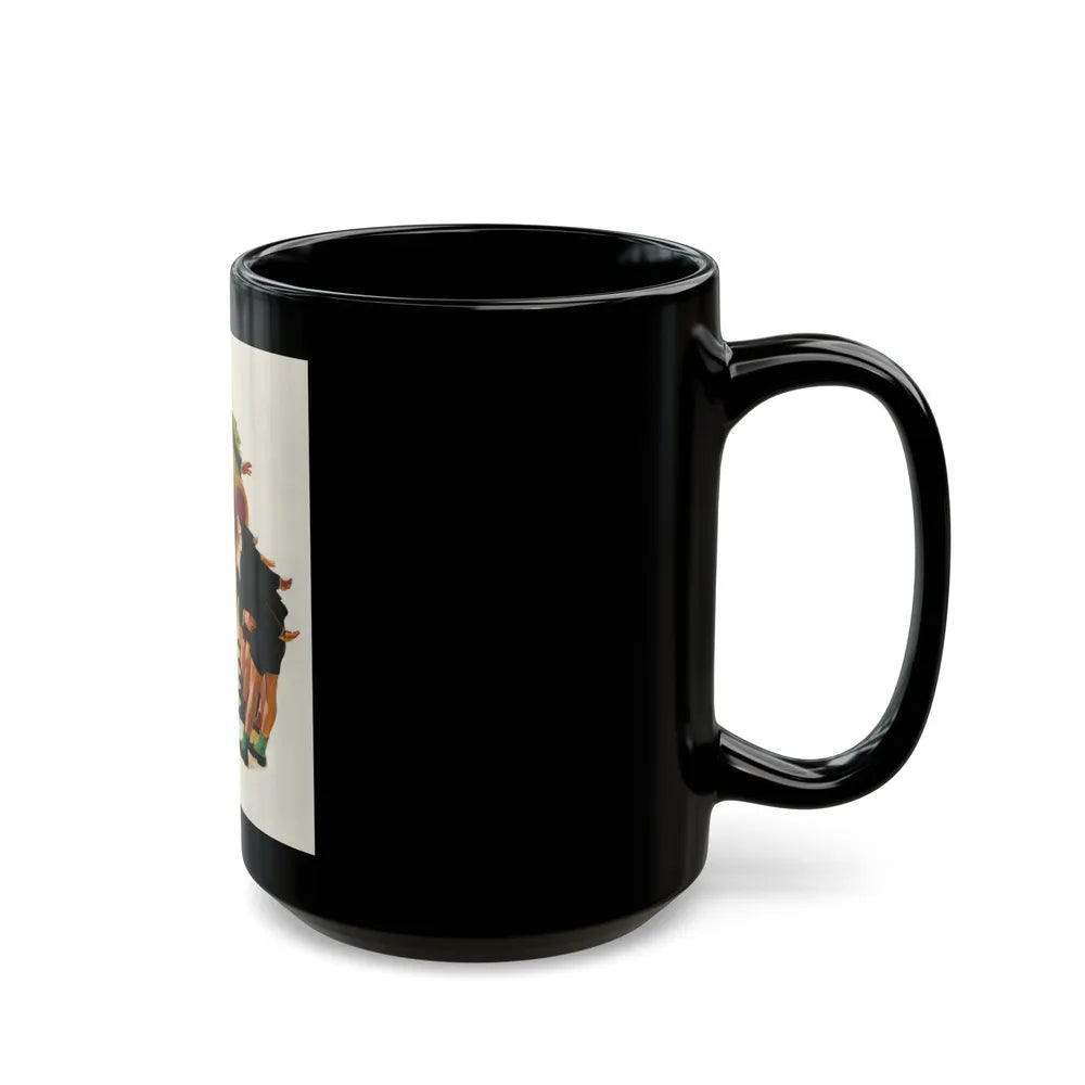 Cotillion, The Saturday Evening Post cover, May 23, 1936 - Black Coffee Mug-Go Mug Yourself