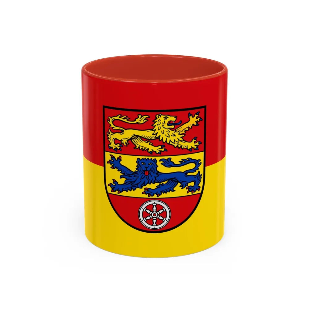 Flag of Goettingen Germany - Accent Coffee Mug-11oz-Red-Go Mug Yourself