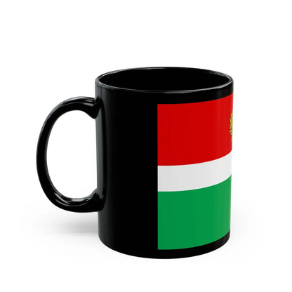 Flag of Kaluga Oblast Russia - Black Coffee Mug-Go Mug Yourself