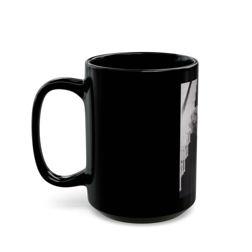 Julie Newmar #267 (Vintage Female Icon) Black Coffee Mug-Go Mug Yourself