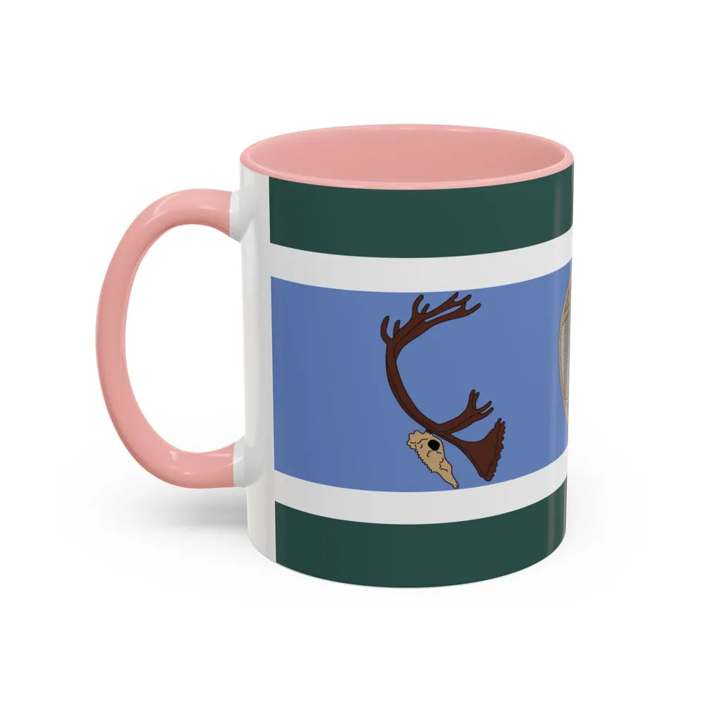 Innu Nation Flag - Accent Coffee Mug-Go Mug Yourself