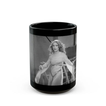 Fay Wray #26 (Vintage Female Icon) Black Coffee Mug-15oz-Go Mug Yourself