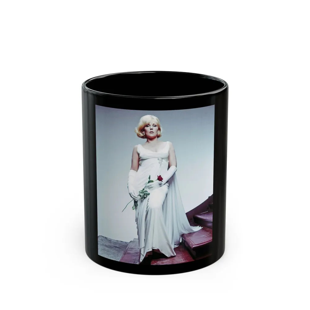 Kim Novak #332 (Vintage Female Icon) Black Coffee Mug-11oz-Go Mug Yourself