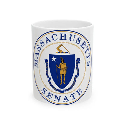 Senate of Massachusetts - White Coffee Mug-11oz-Go Mug Yourself