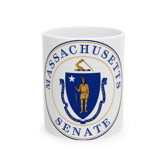 Senate of Massachusetts - White Coffee Mug-11oz-Go Mug Yourself