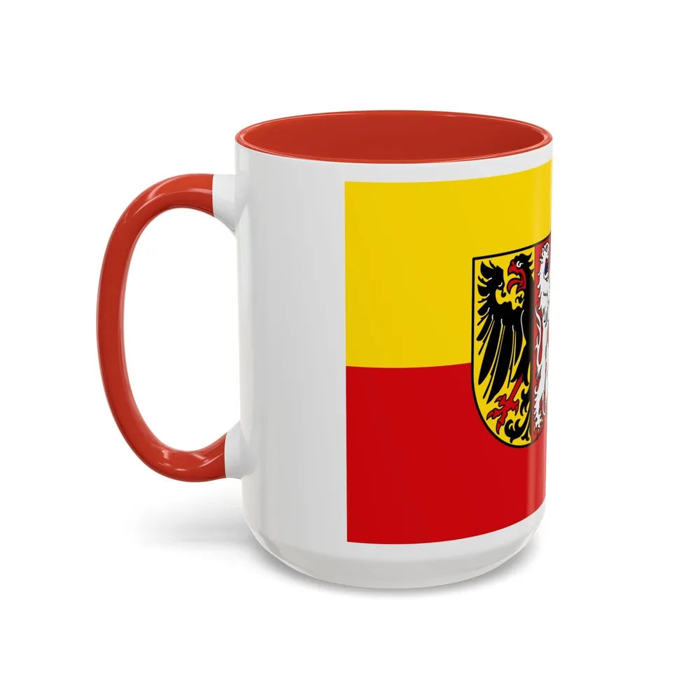 Flag of Goslar Germany - Accent Coffee Mug-Go Mug Yourself