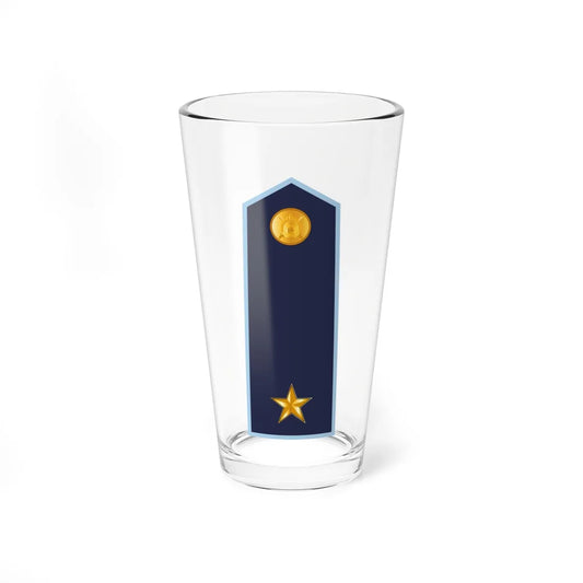 9.LVAF 2LT (Latvia) (Military Rank) Pint Glass 16oz 16oz - Go Mug Yourself