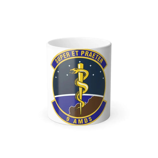 9th Aerospace Medicine Squadron (U.S. Air Force) Color Changing Coffee Mug 11oz - Go Mug Yourself