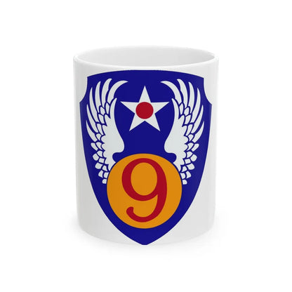 9th Air Force (U.S. Army) White Coffee Mug-11oz-Go Mug Yourself