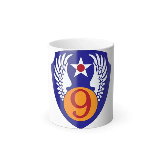 9th Air Force (U.S. Army) Color Changing Coffee Mug 11oz - Go Mug Yourself