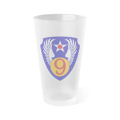 9th Air Force (U.S. Army) Frosted Pint Glass 16oz Default Title - Go Mug Yourself