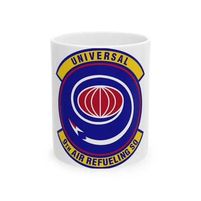 9th Air Refueling Squadron (U.S. Air Force) White Coffee Mug-11oz-Go Mug Yourself