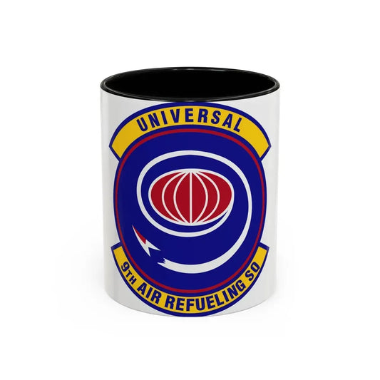 9th Air Refueling Squadron (U.S. Air Force) Accent Coffee Mug 11oz Black - Go Mug Yourself
