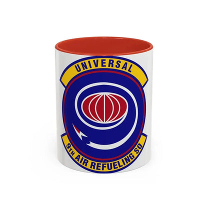 9th Air Refueling Squadron (U.S. Air Force) Accent Coffee Mug 11oz Red - Go Mug Yourself