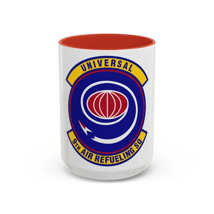 9th Air Refueling Squadron (U.S. Air Force) Accent Coffee Mug 15oz Red - Go Mug Yourself