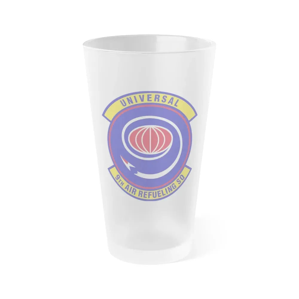 9th Air Refueling Squadron (U.S. Air Force) Frosted Pint Glass 16oz Default Title - Go Mug Yourself