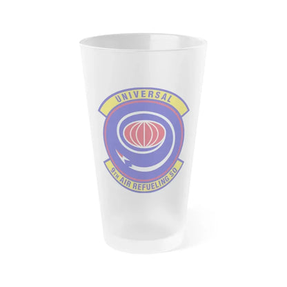 9th Air Refueling Squadron (U.S. Air Force) Frosted Pint Glass 16oz Default Title - Go Mug Yourself
